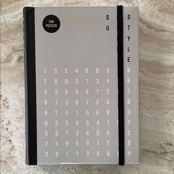 NEW Sudoku Puzzle Book with Black Elastic Band 240 Puzzles - Picture 2 of 6